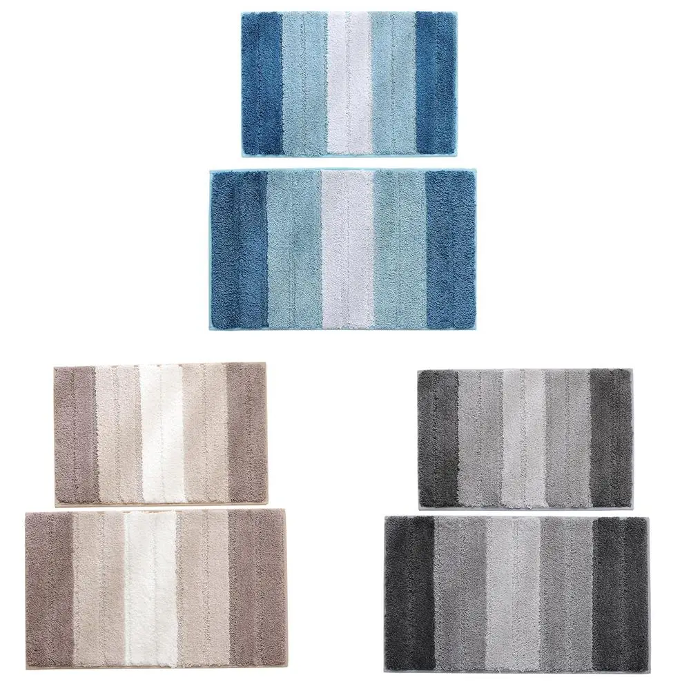 Нескользящий коврик для ванной комнаты из микрофибры, Впитывающий Коврик для ванной комнаты, машинная стирка