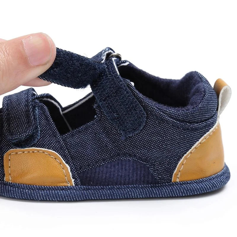 Baby Boys Denim Toddler Canvas Infant Kids Girl Boys Sole Crib Toddler Sandals Shoes Toddler Shoes Baby Shoes