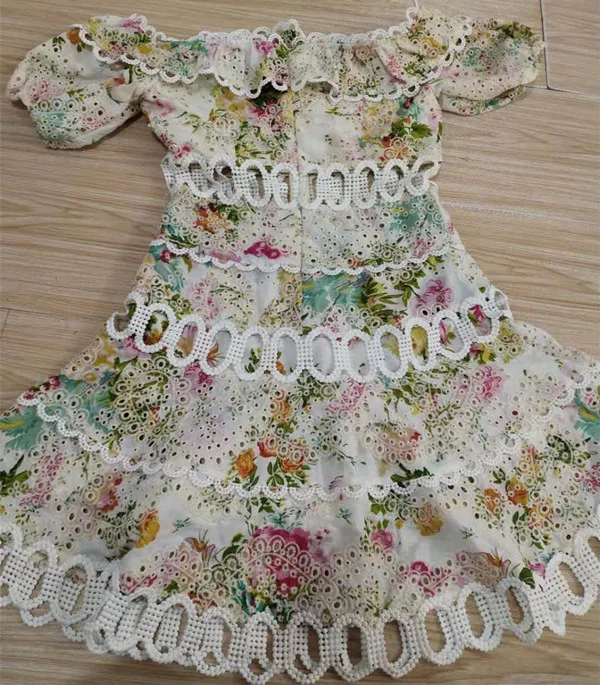 As picture Сексуальное открытое платье с открытыми плечами Новинка летнее пляжное платье с цветочным принтом A059 - Цвет: As picture