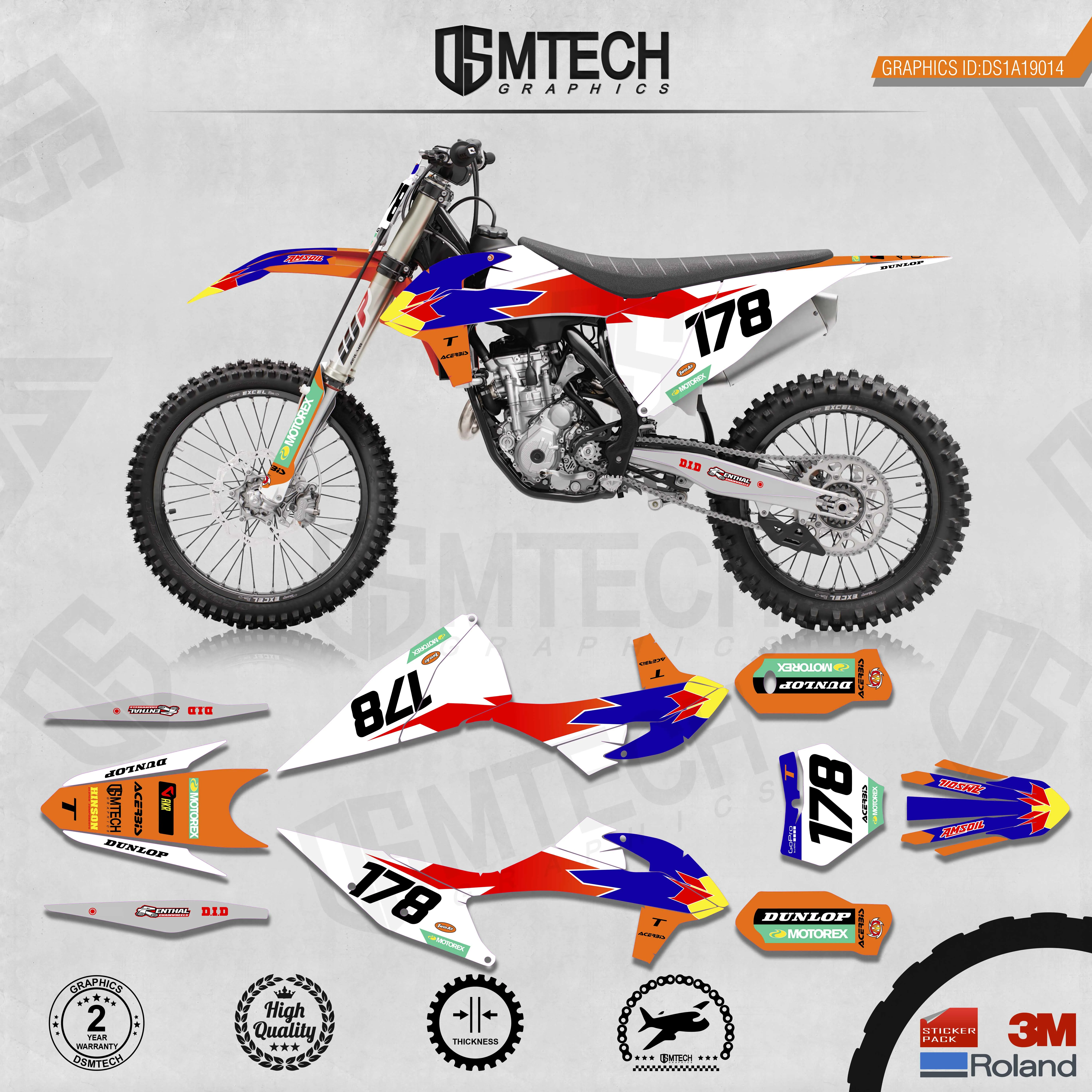 DSMTECH    ׷  Decals 3M   ƼĿ 2019-2020 SXF 2020-2021EXC 014