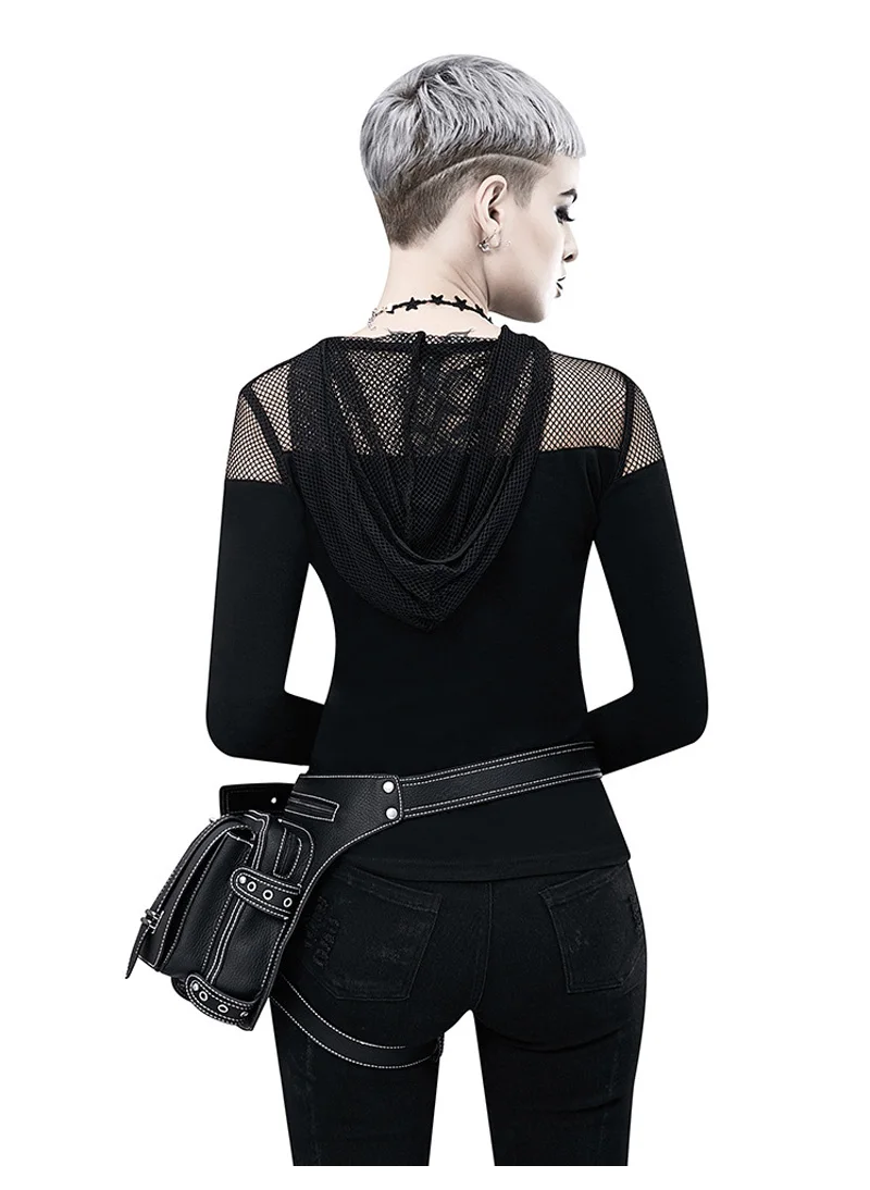 Женская винтажная сумка в стиле стимпанк, Ретро стиль, из искусственной кожи, мотоциклетная поясная сумка в викторианском стиле, поясная сумка для мужчин, бедро, бум, карманы