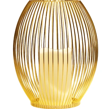 

Iron Candlestick Dinner Table Black Ornament Candle Creative for Bedroom Rose Gold Lantern Nordic Style House Decoration GG50zt