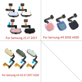 

10Pcs Home Button Fingerprint Menu Return Key Fingerprint Sensor Flex Cable For Samsung A3 A5 A7 J5 J7 2017 A520 A9 2018 A920