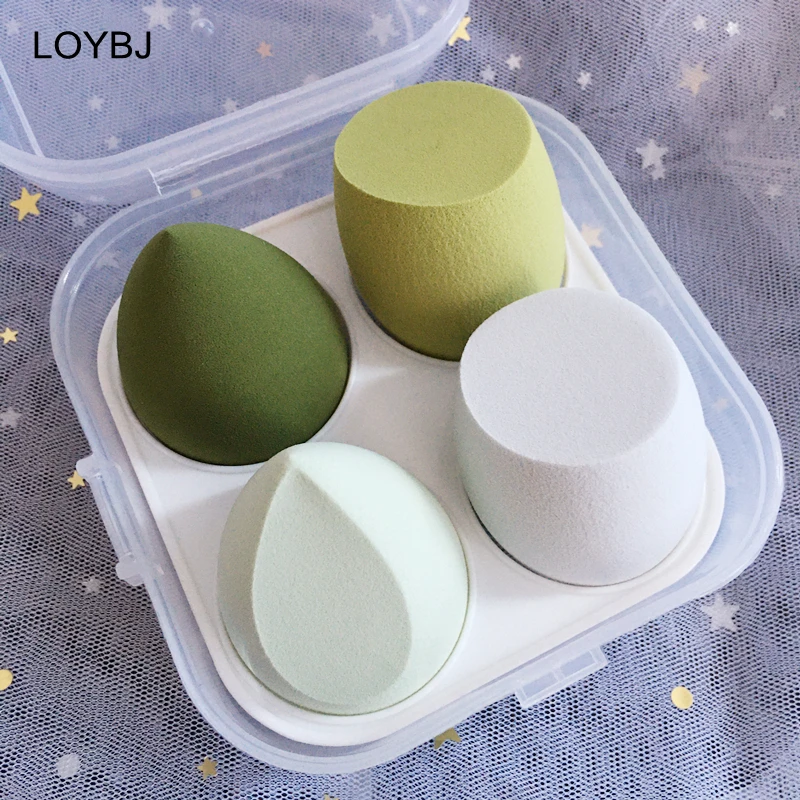 LOYBJ Cosmetic Puff Set Beauty Egg Blender Smooth Makeup Sponge Powder Liquid Foundation Concealer Cream Women Face Make Up Tool makeup sponge set makeup sponge powder puff makeup puff makeup tool set makeup puff set powder puff set cosmetic powder puff set