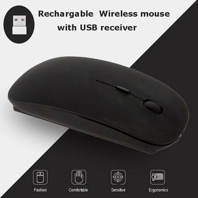 Мышка Мужская Bluetooth мышь для Mac Macbook 1" 15" беспроводная мышь для xiaomi игровая мышь для huawei hp Dell Asus мышь беспроводная мышка беспроводная - Цвет: Wireless black