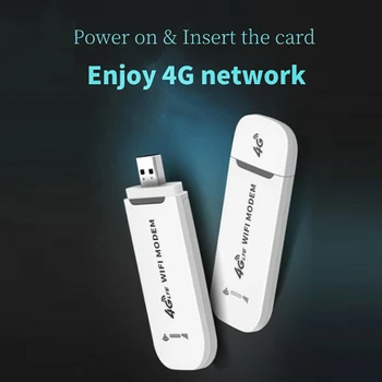 

4G LTE Adapter Wireless USB Network Card Universal White WiFi Modem USB Wi-Fi Router via notebook laptop UMPC and MID devices