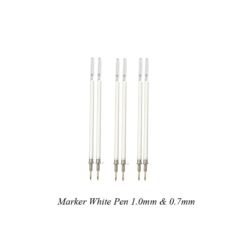 10 Pcs Tattoo Microblading Eyebrow Skin Marker Pen 1mm 0.7mm Eyebrow Tattoo Pen- Microblading Surgical Skin Thick Thin Marker