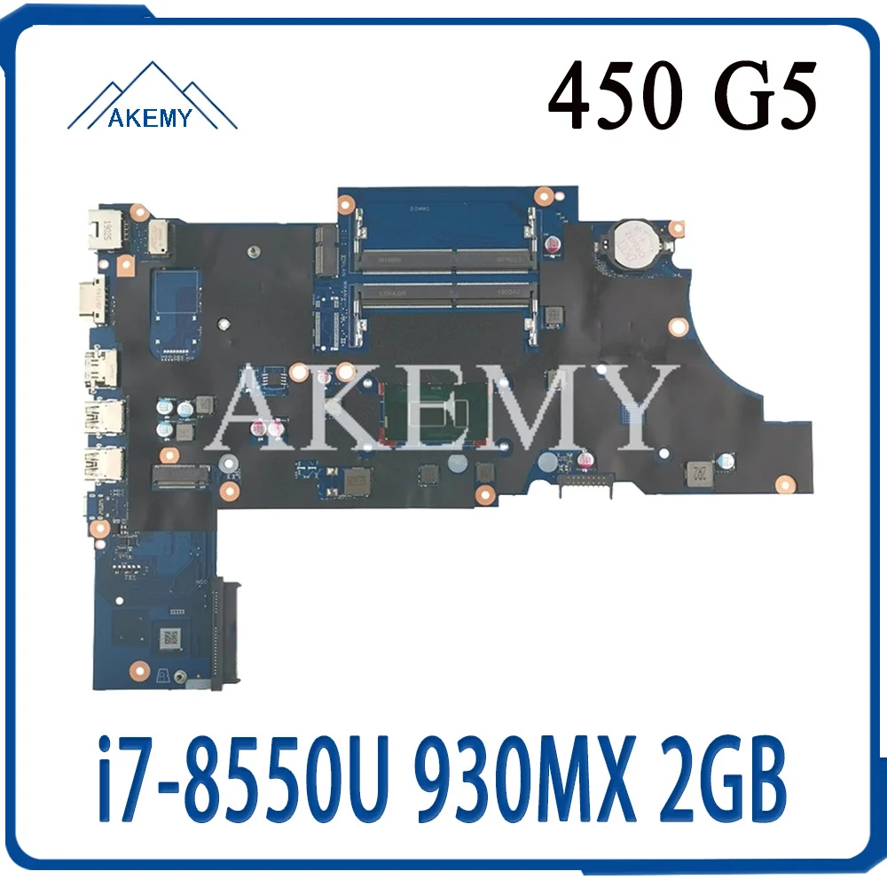 For Hp Probook 450 G5 Laptop Motherboard With Sr3lc I7 8550u 930mx 2gb L005 601 L005 001 Da0x8cmb6e0 100 Tested Fast Ship