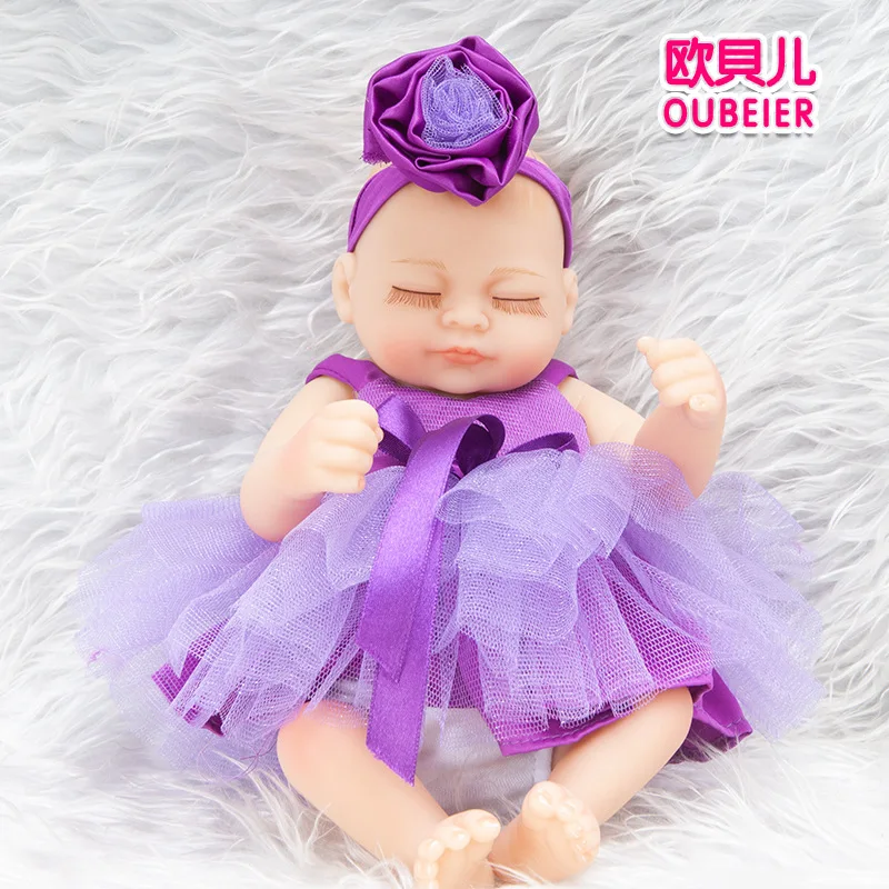 

bebes reborn doll 28cm soft silicone reborn toddler baby dolls com corpo de silicone menina Christmas surprice gifts lol doll