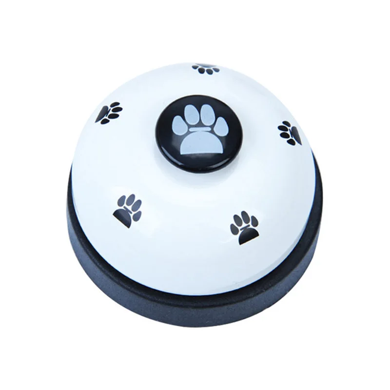 Dog Bell Pet Training Bell Pet Ringing Color Matching Footprint Printing Fun Ringing Dog Bell Pet Communication Toys Cat Dog Toy-5