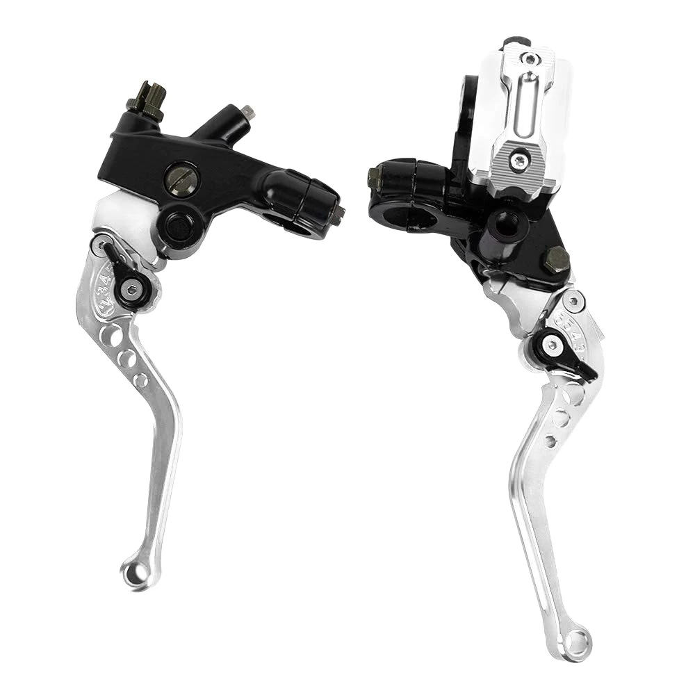 

Universal 22Mm Motorcycle Brake Pump Handles Hydraulic Cylinder Master Reservoir Lever Kit for Honda for Yamaha