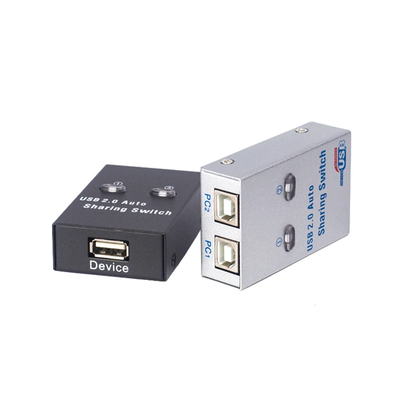 Mejor precio Interruptor USB automático de 2 puertos, concentrador USB 2,0, dos computadoras, interfaz USB, Share One, sacapuntas de salida y9VKM3d0R7W