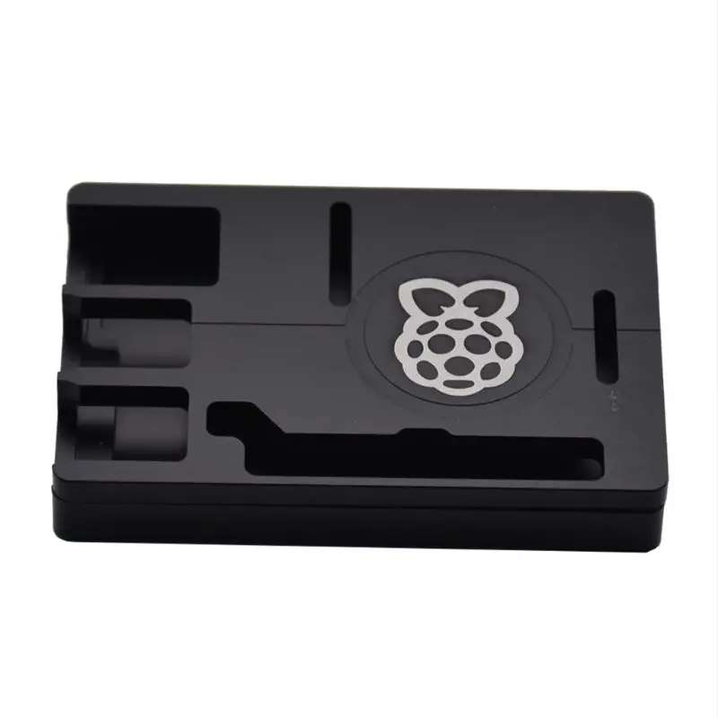 1 комплект алюминиевый чехол Ультратонкий металлический корпус для Raspberry Pi 3 Model B+ D08B