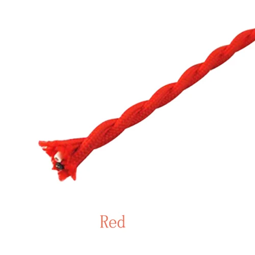 2*0,75 провода плетеный кабель, витой текстильный кабель, для украшения семейного ресторана - Цвет: Red
