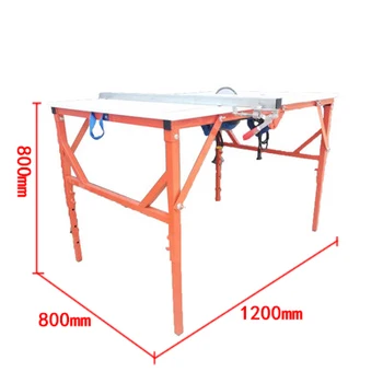 

Dust-free mother saw guide rail type woodworking push table Simple sliding table saw