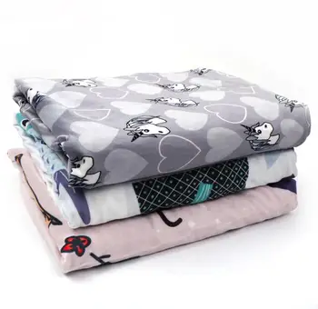 

Unisex Baby Reversible Minky Dot Stroller Blanket Premium Soft Plush Lightweight Toddler Baby Newborn Bubble Blanket 75x110cm