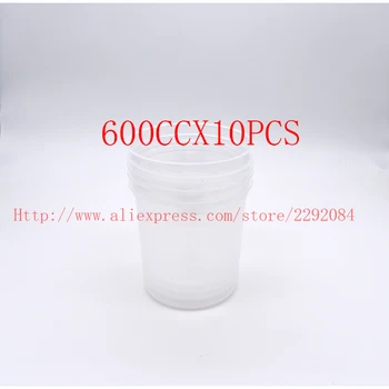 

Paint Mixing Cup kit, 600ml Spray gun PPS Type H / O Quick Cup, No cleaning Cups and Collars