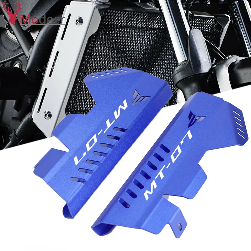 Радиатор мотоцикла резервуар для воды боковая крышка защита Yamaha MT07 MT 07 FZ FZ07 2013-2017
