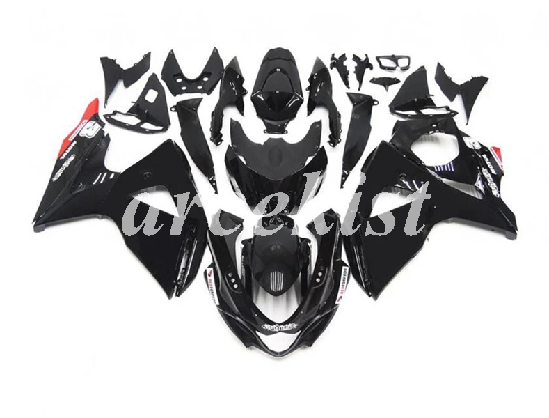 Инъекций ABS Полный обтекатели комплект подходит для Suzuki GSXR1000 K9 2009 2010 GSX-R1000 09, 10, 11, 12, 13, 14, 15, 16 лет тела комплект черного цвета