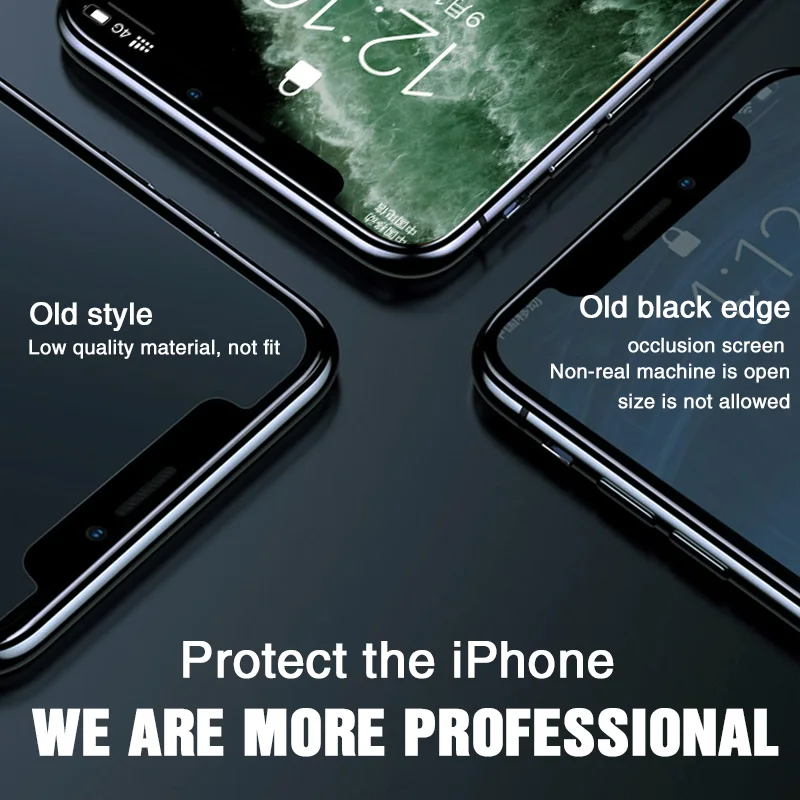 AAA + Изогнутое полное покрытие закаленное стекло на iPhone 7 протектор экрана 8 6s Plus 11