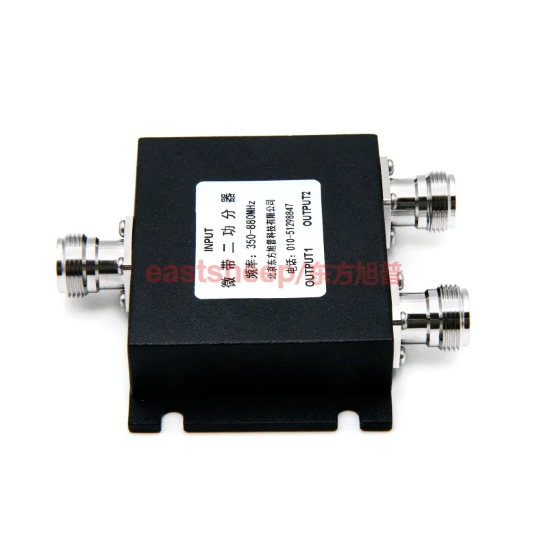 Eastsheep Microstrip 1 대 2 전력 분배기 350-880MHz N-K 무전기/중계기 실내 적용 프로젝트