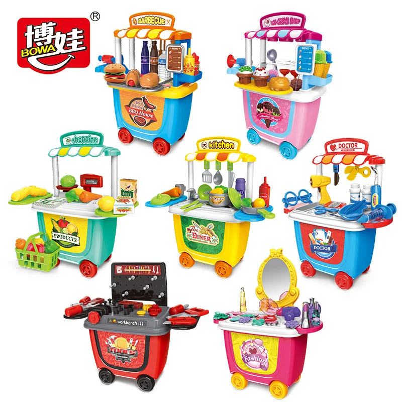 

BOWA Children'S Educational Play House Toolbox Toy Screwdriver Set Maintenance Mechanism Boy Baby Storage Bucket Car