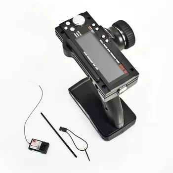 

FS-GT3B 2.4G 3CH RC Boat/Car Control Gun Transmitter & Receiver For the Radio Control Models High Sensitivity with LED Screen