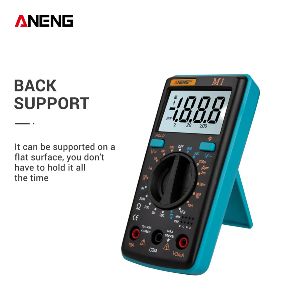 

Digital Multimeter ESR Meter Multimetro Tester True RMS Richmeters DMM 400A Handheld Multitester Current Tester Profesional New