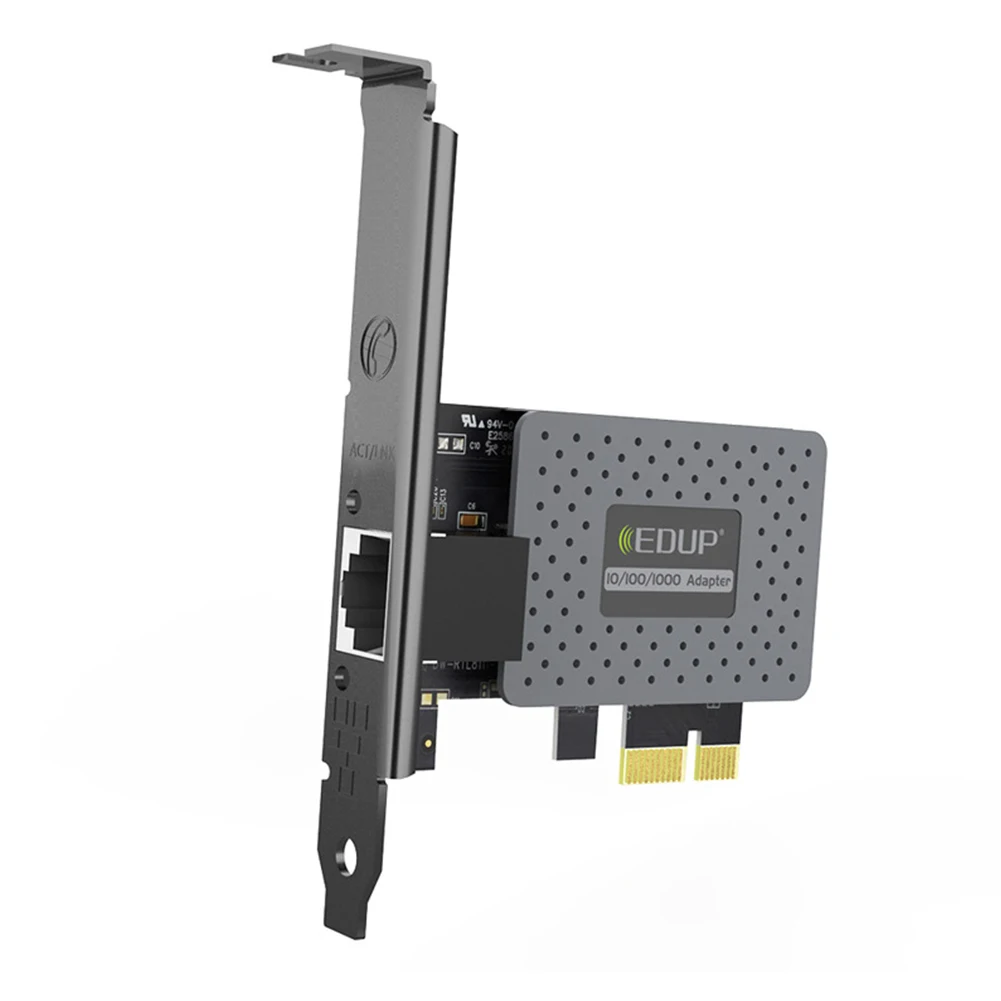 Lan адаптер высокоскоростной 10 100 1000 Мбит/с RJ45 самоадаптирующийся PCI-E сетевая карта Gigabit Ethernet Экспресс долговечный конвертер