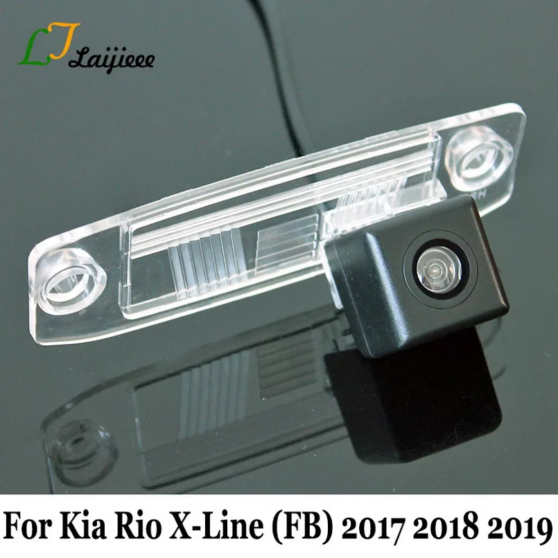 Автомобильная парковочная камера для Kia Rio X-Line FB /с реле мощности HD широкоугольный объектив ночного видения Автомобильная камера заднего вида