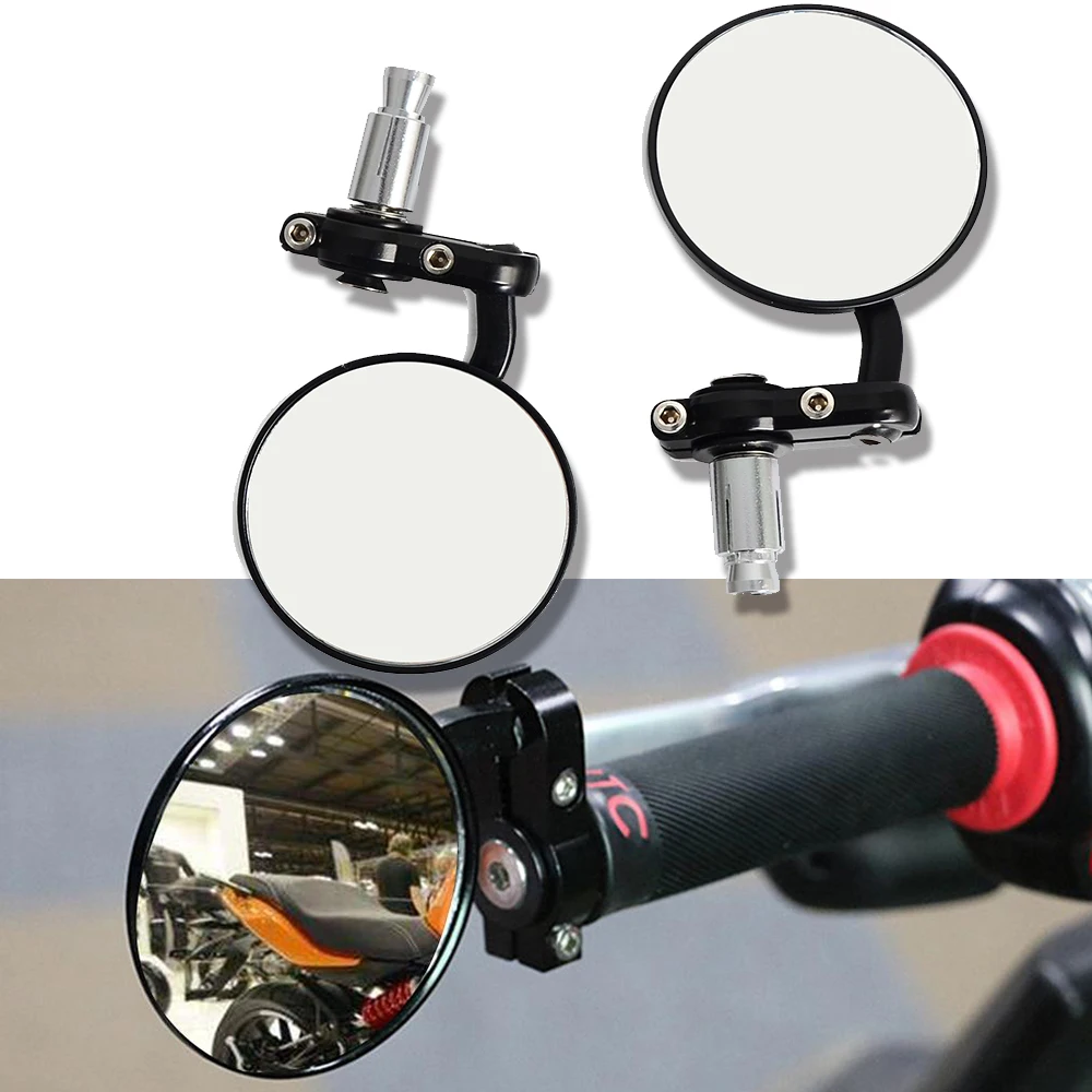 Универсальное зеркало заднего вида moto rcycle для valentino rossi yamaha ducati multistrada 1200 honda shadow vt750 moto аксессуары