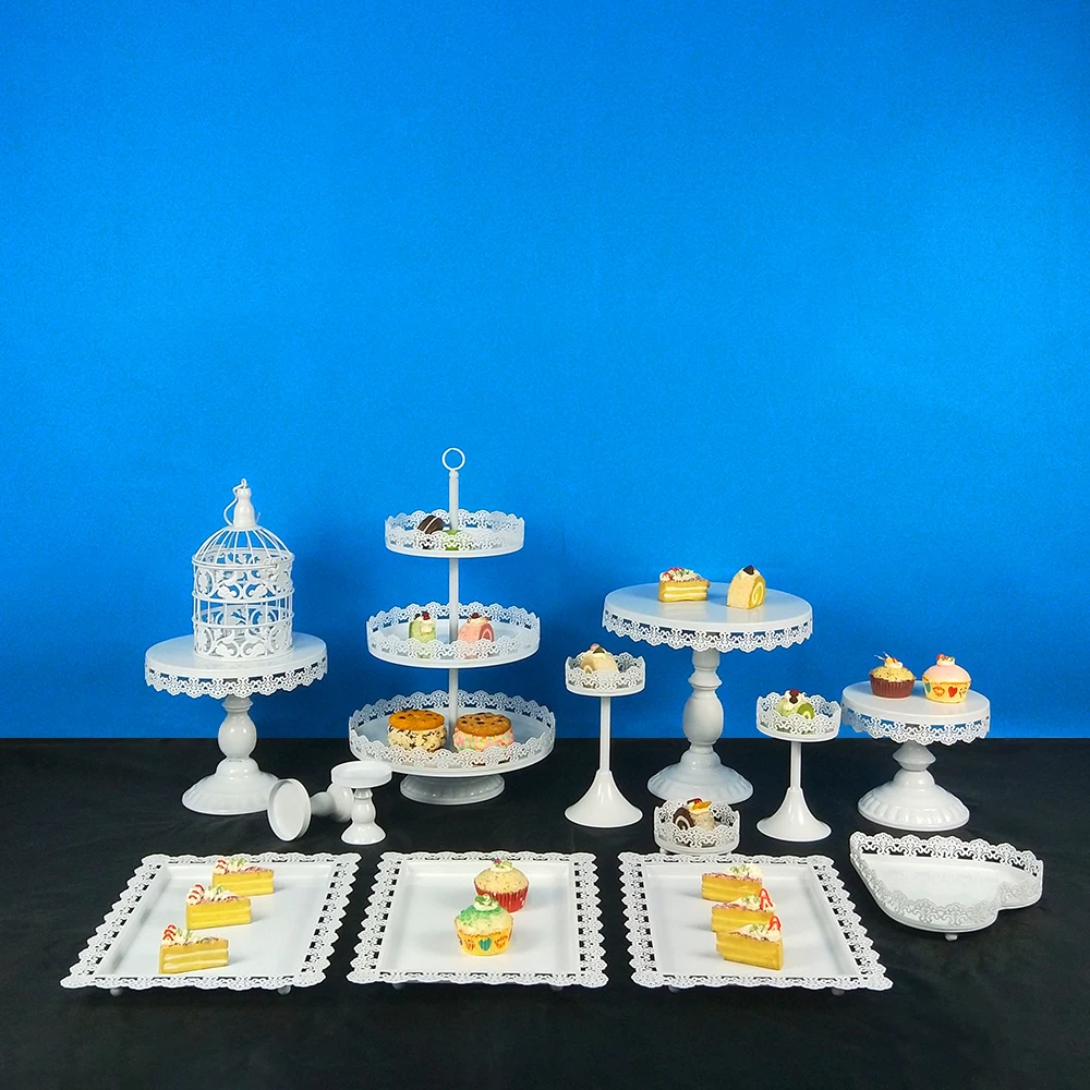 Tobs Cupcake Stand белый душевный торт стенд набор с кружевным краем для свадьбы, дня рождения, дня рождения, чая Инструменты для выпечки