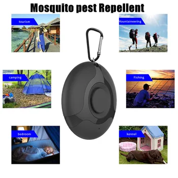 

RU New outdoor Portable Ultrasonic Bugs Insect Mouse Bird Repeller Mosquito Killer Trap Lantern Reject Pest USB power fast charg