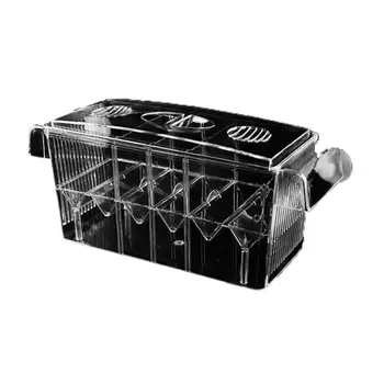 

Self-Floating Fish Hatchery Box High-Transparent Aquarium Breeding Incubator Isolation Box Multi-Function Double Layer Fish Tank