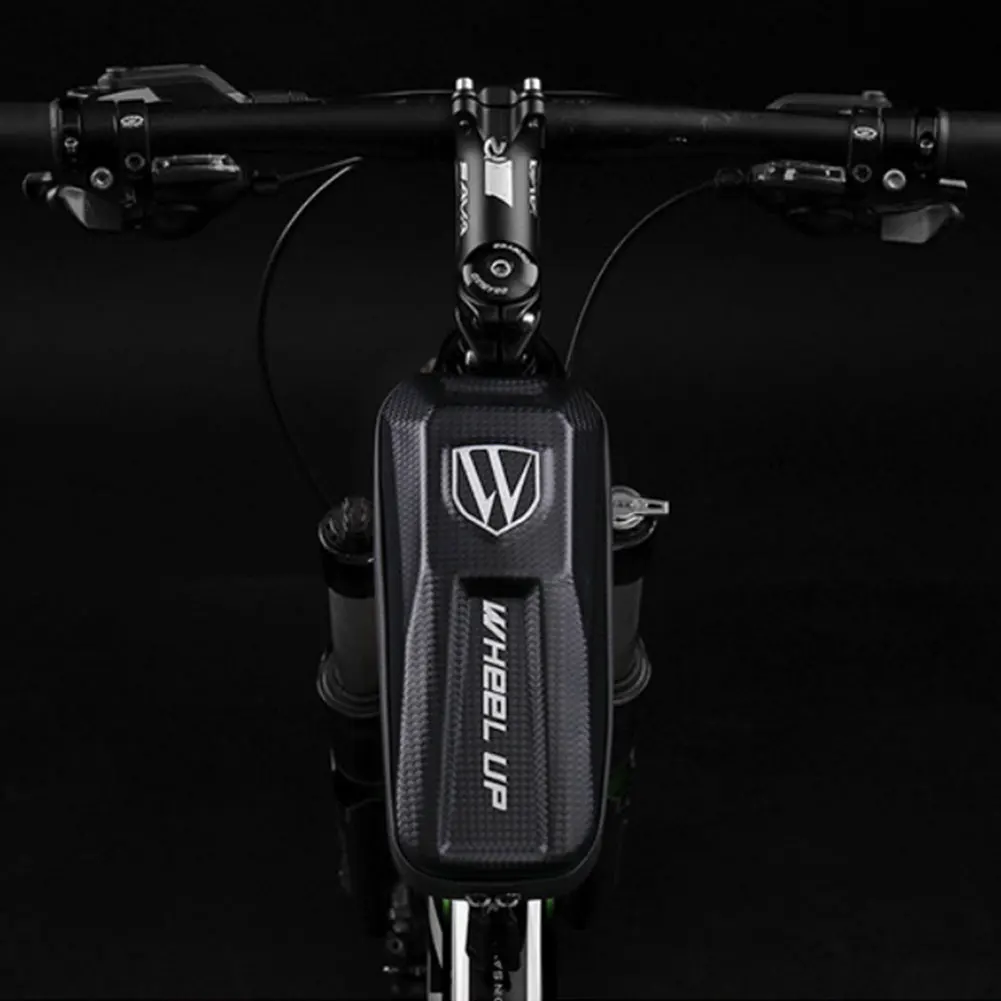 Bicycle Bag Front Tube Pannier Cell Phone Frame Waterproof Accessories Outdoor Zipper EVA Package Storage Riding Pouch Saddle