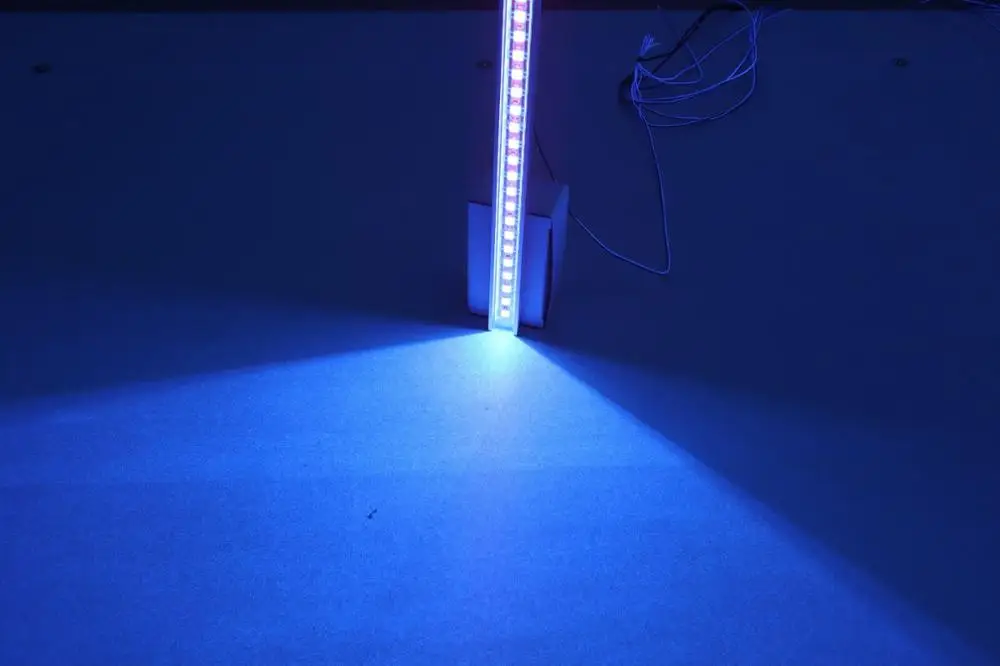 Ballance DC24V 28W 300*13.5*3.5mm 28leds 5050 Ultraviolet Radiation 365NM SMD LED Hard Rigid Strip Fluorescence Test/Exposure