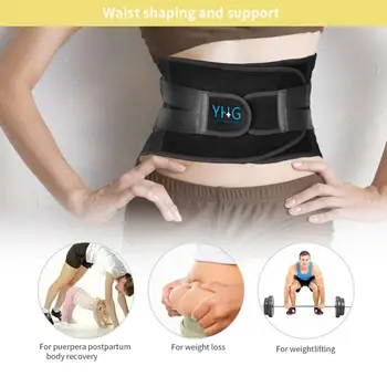 

YOSOO Orthopedic Lumbar Brace Waist Corset Lower Back Posture Corrector Orthotics Steel Insert Waist Protection Belt for Unisex