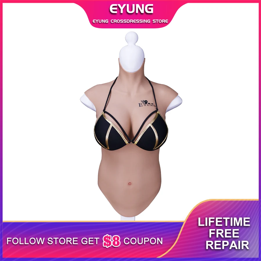 Реалистичная поддельная Женская грудь от мужчин до женщин транссексуал Crossdressing 6