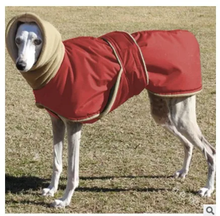 Dog Jacket Clothing Red Black Dog Coat 