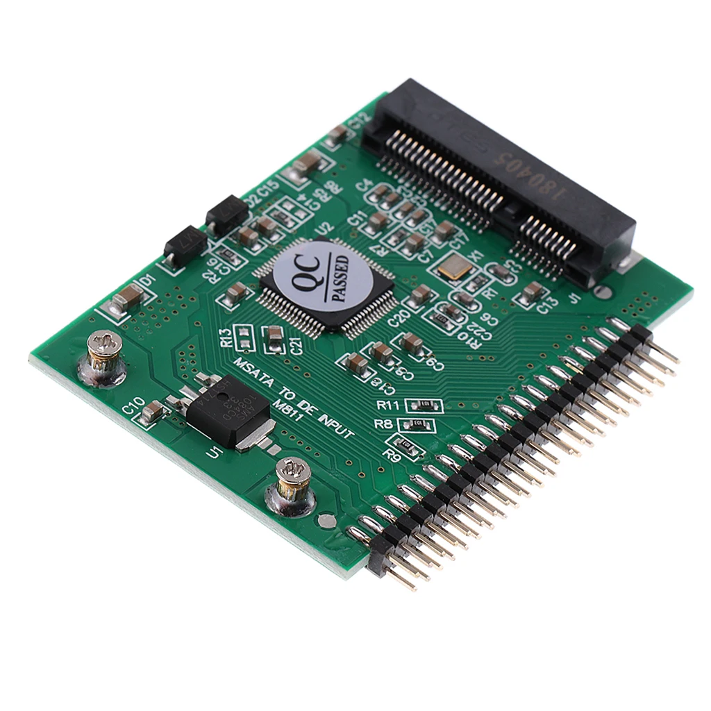 mSATA SSD To 2.5'' 44 Pin IDE Male HDD Converter Adapter Card for Computer