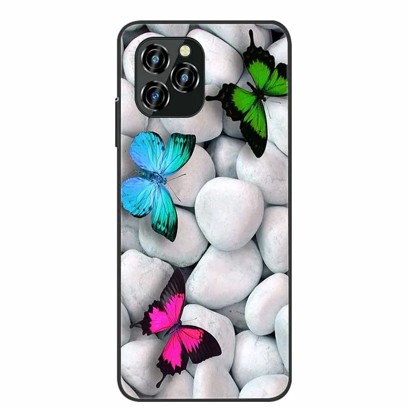 Black Bumper Silicone Phone Case - Soft TPU Cover & Protective Back Shell