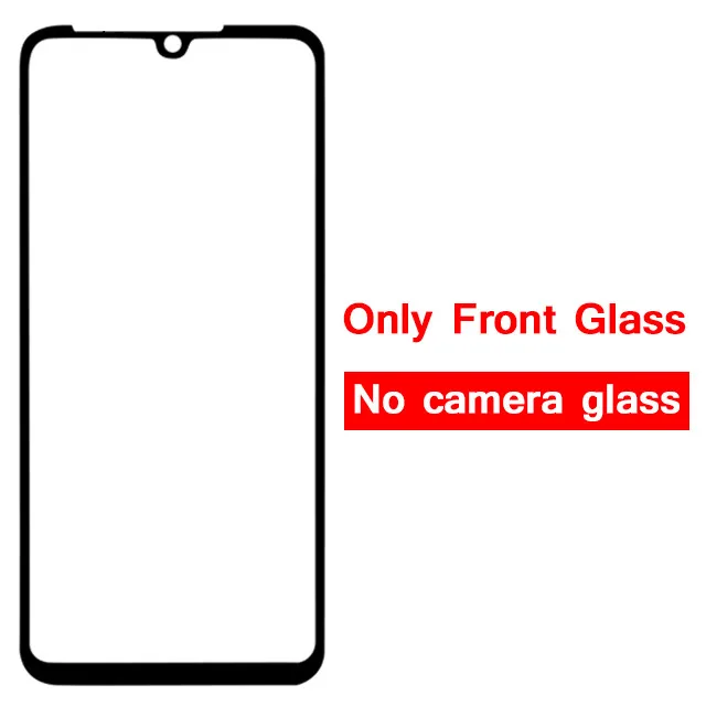 2-в-1 Камера защитное устройство для объектива для Redmi Note 7 8 Pro Стекло Передняя пленка среднего класса против царапин для Xiaomi Redmi 7 7A 8A темпере Стекло - Цвет: 1PC Front Glass