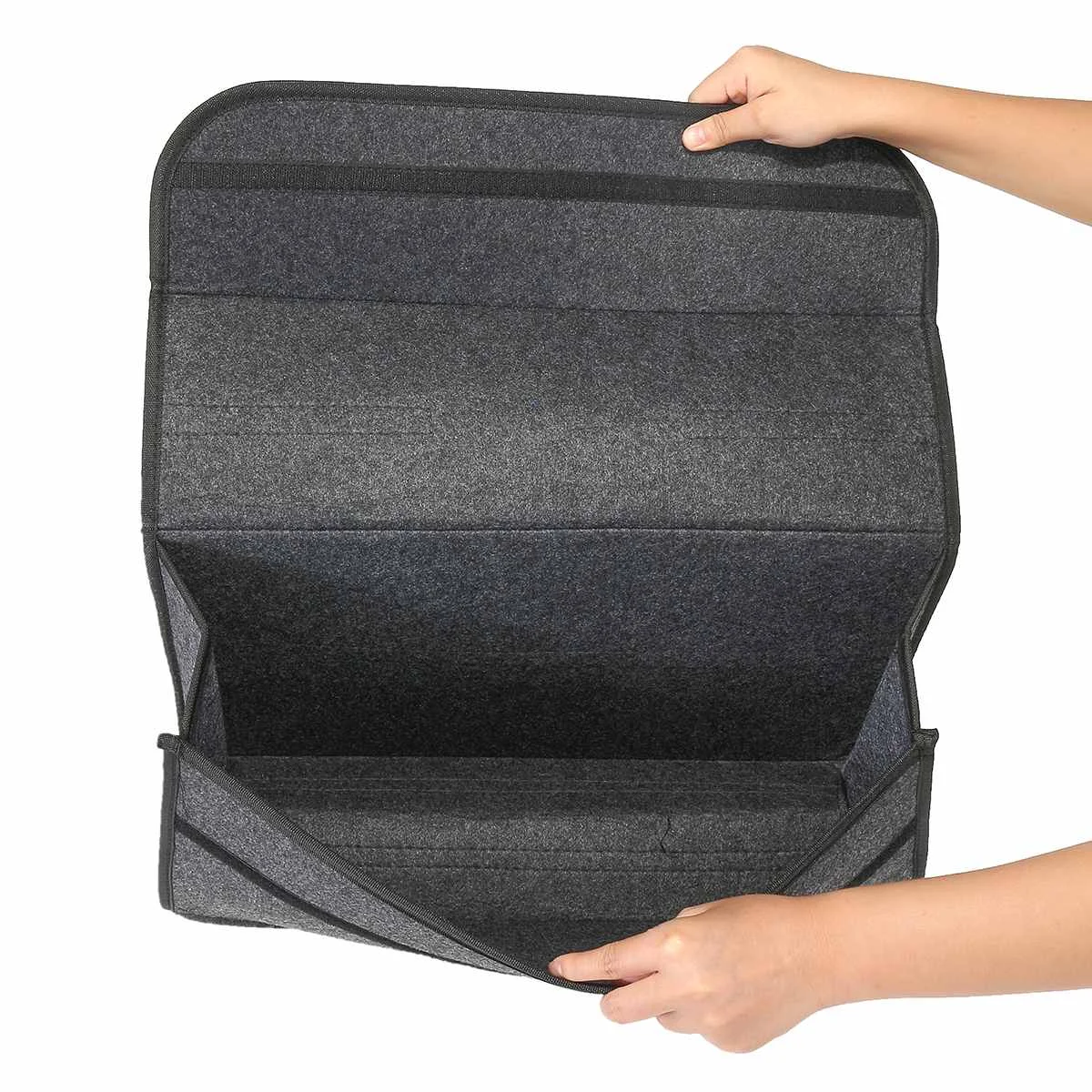Складная многоцелевая Автомобильная войлочная ткань складной ящик для хранения Органайзер чехол Портативный Авто многофункциональный инструмент коробка-органайзер в автомобиль сумки Коробка