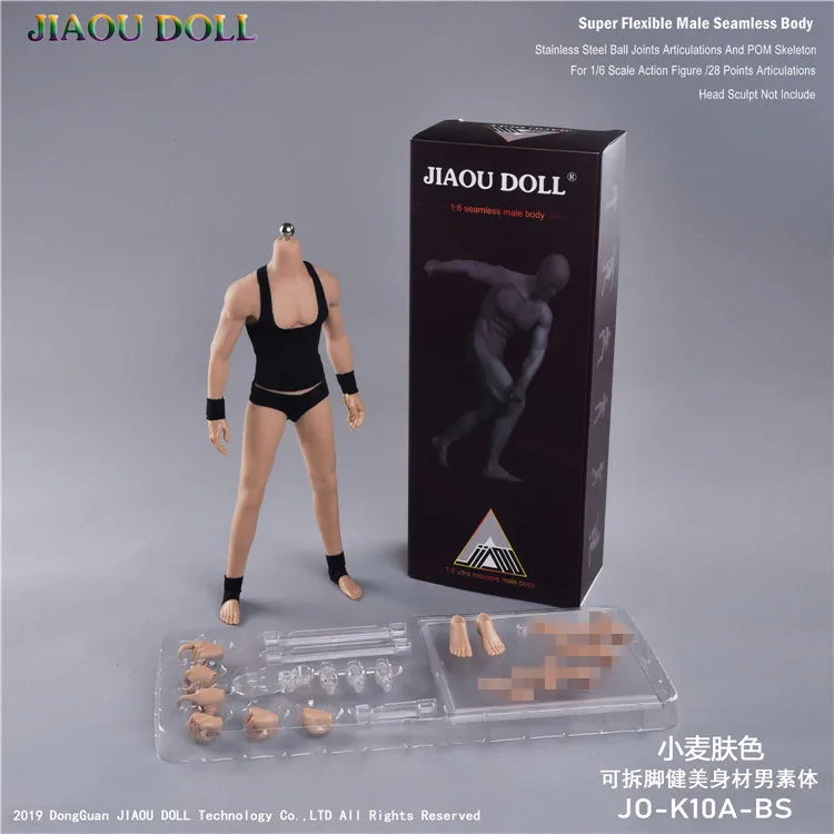 JIAOU DOLL 1/6スケール筋肉 男性素体セット JOK-17A超白肌 Amazon.co.jp: HiPlay JIAOUDOLL 1/6 超柔軟性 男性 シームレス