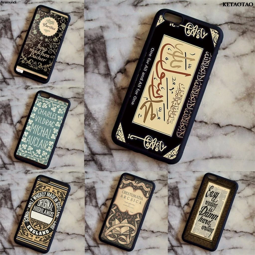 KETAOTAO Arabe coran Dur noir Couverture The Quran чехлы для телефонов только на арабском языке iPhone 6 7 8