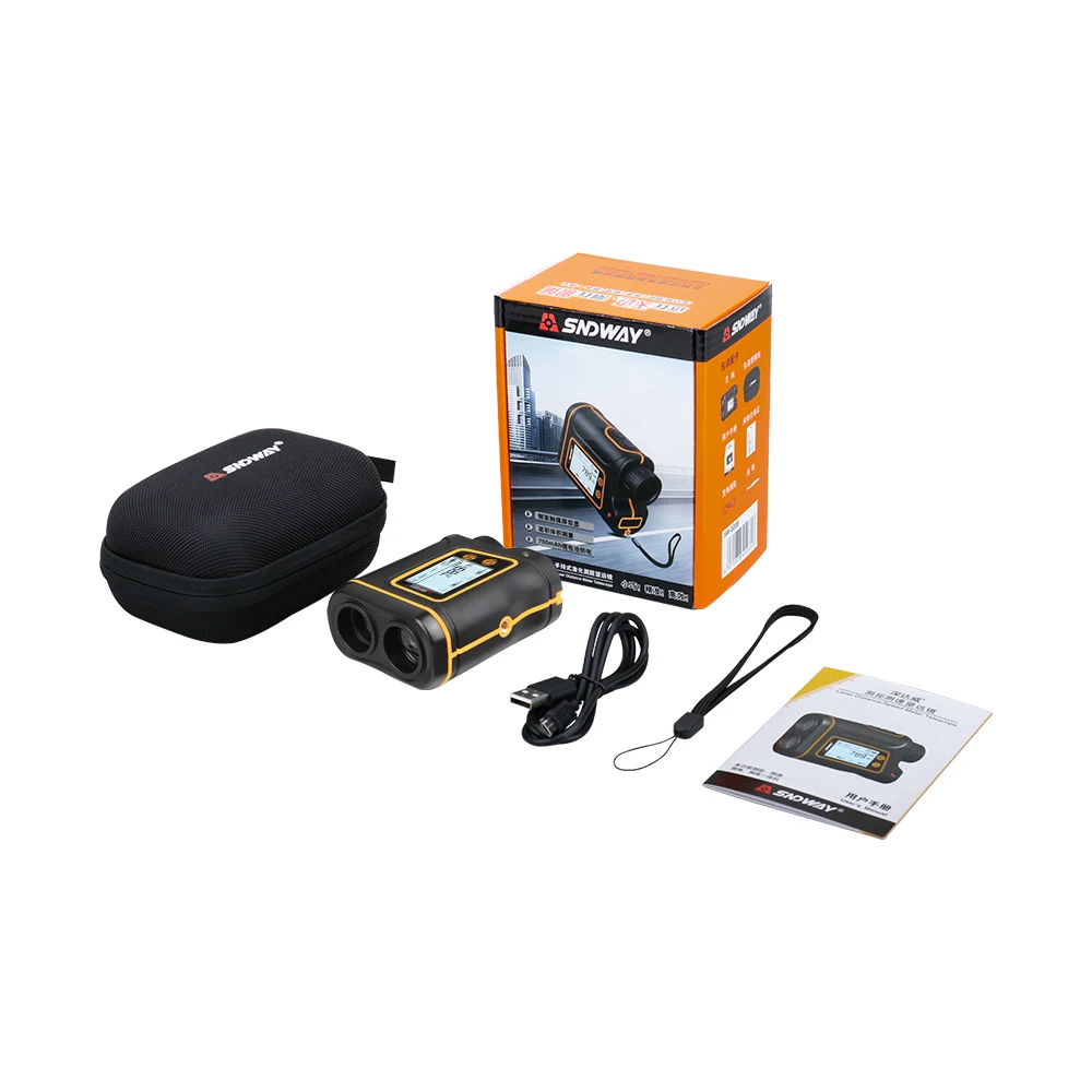 SNDWAY Telescope Laser Range Finder Digital Distance Meter Hunting Monocular Golf Rangefinder LCD Display Roulette Tape Measure SNDWAY Telescope Laser Range Finder Digital Distance Meter Hunting Monocular Golf Rangefinder LCD Display Roulette Tape Measure