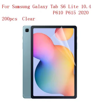 

Transparent LCD clear Screen Protector Protective Film For Samsung Tab S6 Lite 10.4 Protector without retail packing 200pcs/lot