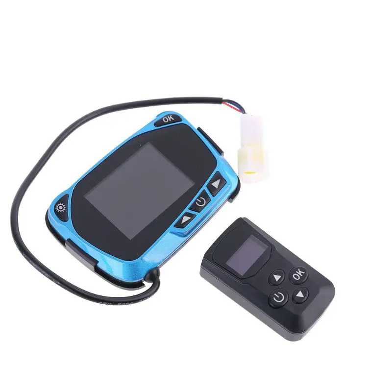

LCD Thermostat Display Switch w/Remote Controller 12/24V For Diesel Air Heater