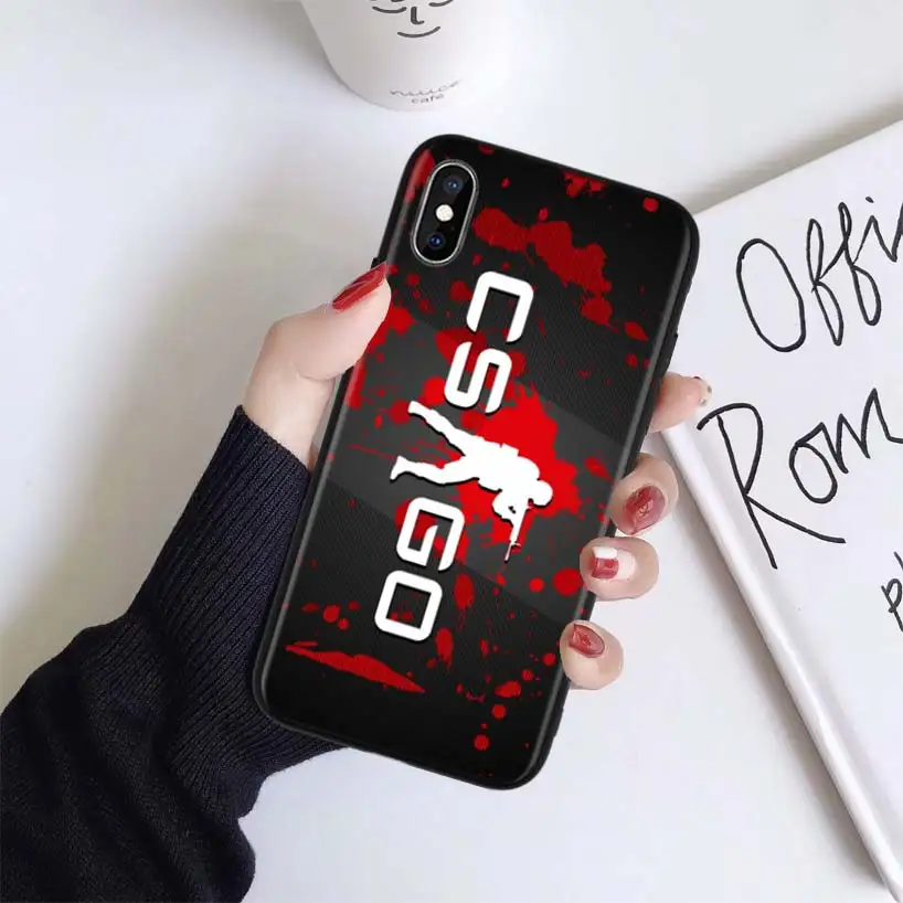 Чехол Counter Strike CS GO и PUBG для Apple iphone 11 Pro XR XS Max X 7 8 6 6S Plus 5 5S SE Черный силиконовый чехол для телефона - Цвет: BS236-5