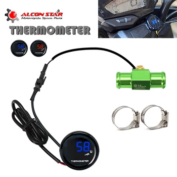 

Alconstar- For KOSO Motorcycle Thermometer Instruments Water Temp Temperature Digital Display Gauge Meter for Honda for Yamaha